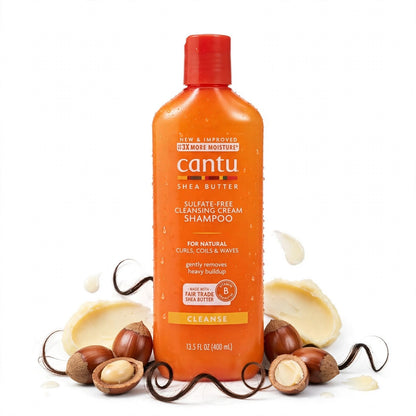 Cantu Shea Butter Sulfate-Free Cleansing Cream Shampoo Vitamin B 400ml