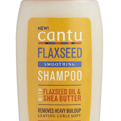 Cantu Flaxseed  Smoothing Shampoo With Flaxseed Oil & Shea Butter, 400Ml