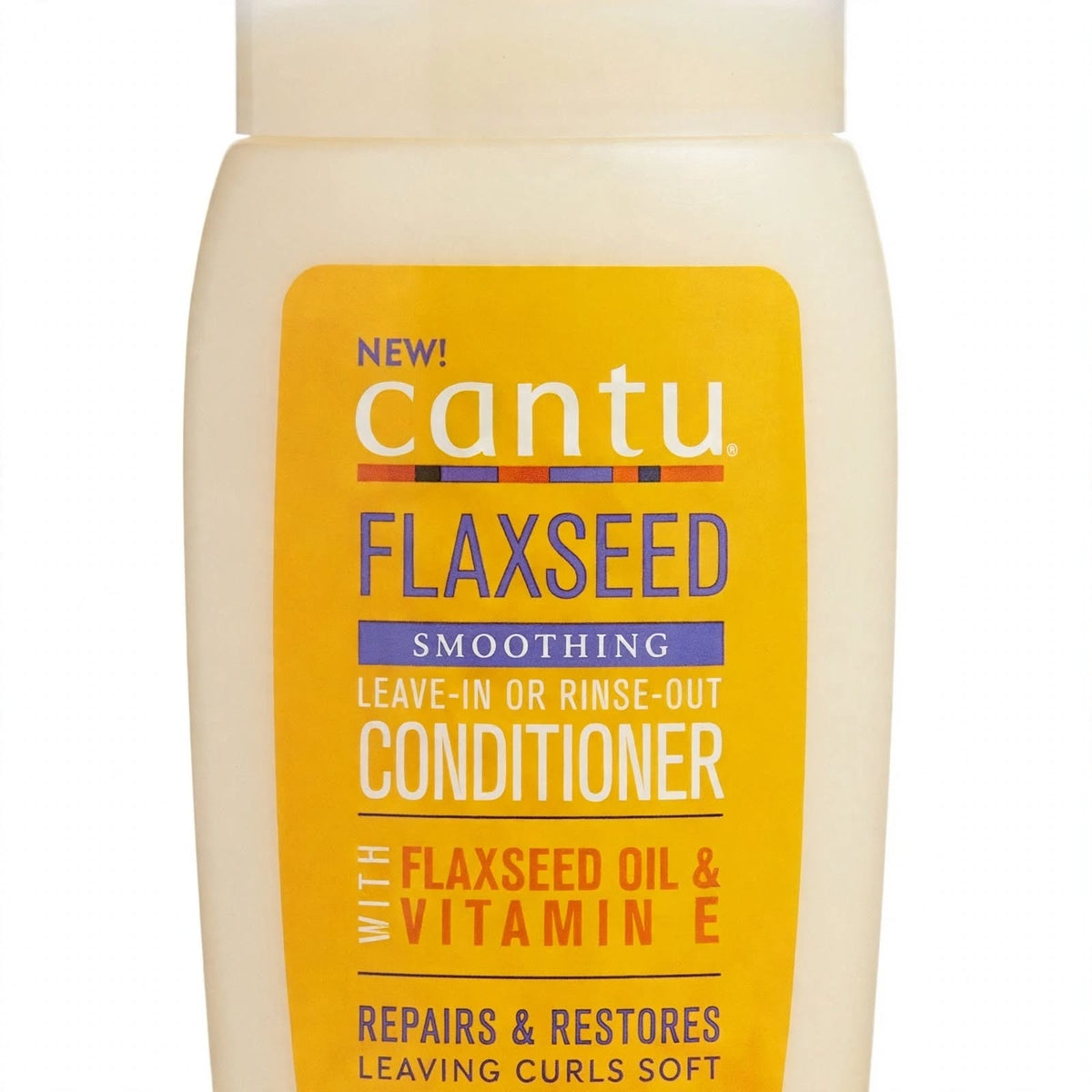 Cantu Flaxseed Smoothing Conditioner with Flaxseed oil & Vitamin Silicone- Free 400 ml