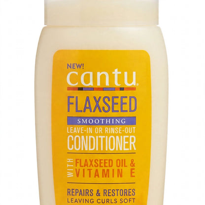 Cantu Flaxseed Smoothing Conditioner with Flaxseed oil & Vitamin Silicone- Free 400 ml