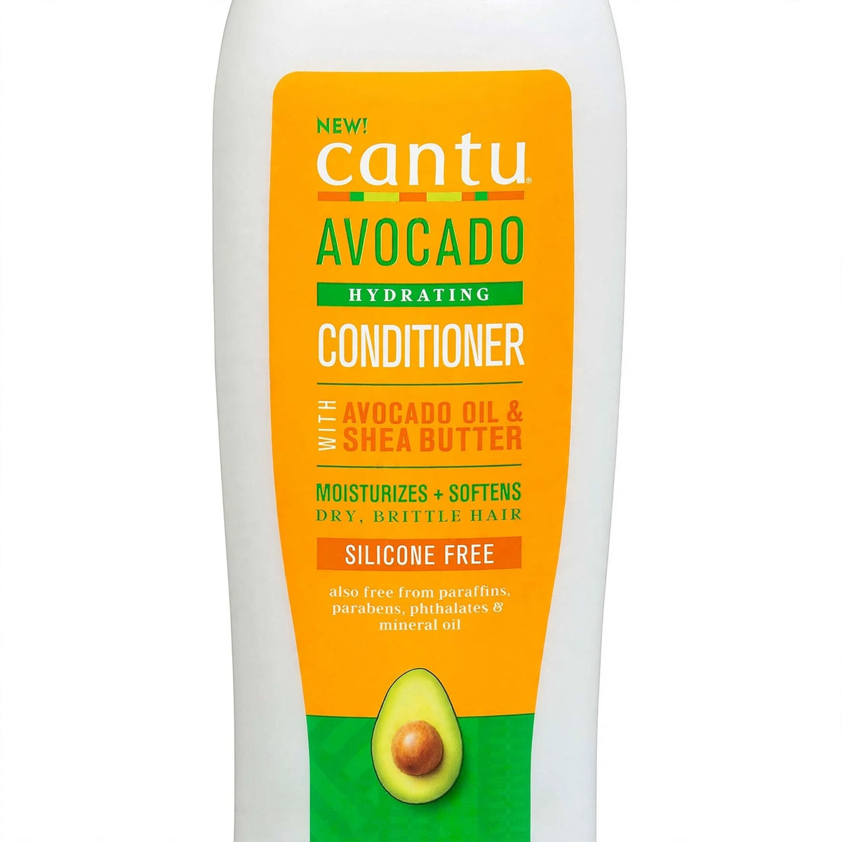 Cantu Hydrating Conditioner With Avocado Oil & Shea Butter For Dry & Brittle Hair, 400Ml