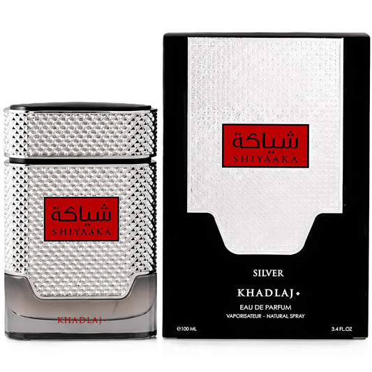 Khadlaj Shiyaaka Silver Eau De Parfum For Men, 100Ml