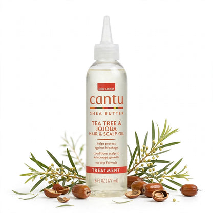 Cantu shea butter  Tea Tree & Jojoba Hair Scalp Oil treatment  177ml
