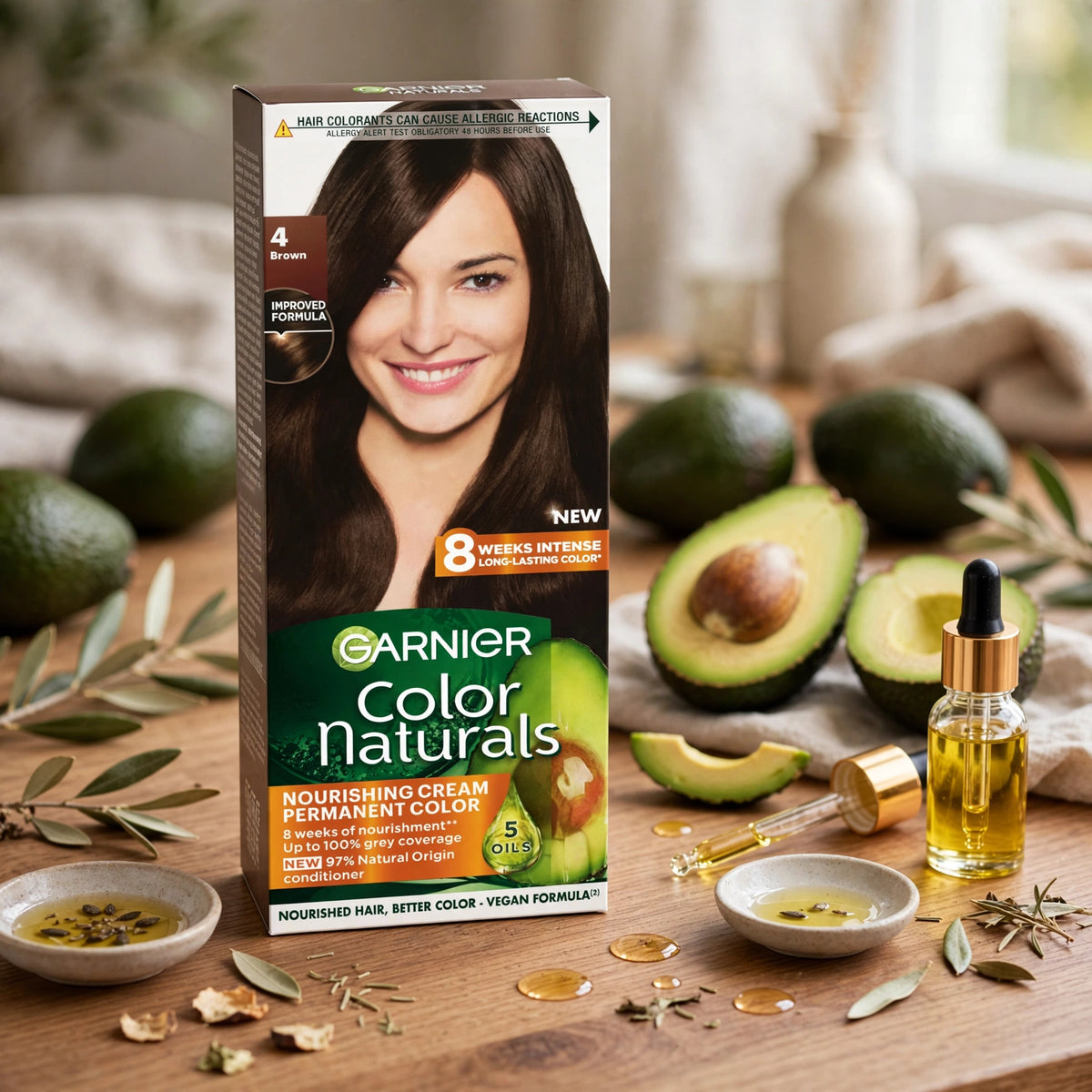GARNIER COLOR NATURALS 4 BROWN