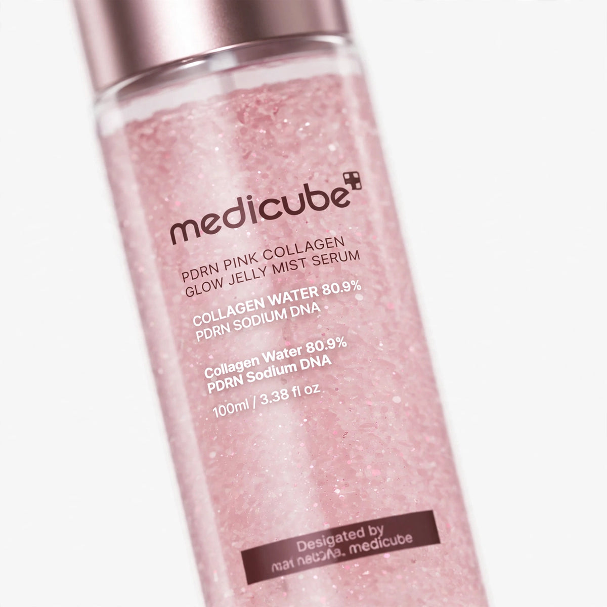 MEDICUBE PDRN PINK COLLAGEN GLOW JELLY MIST SERUM  COLLAGEN SERUM WATER 80.9%  100 ML