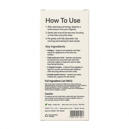 AXIS-Y Vegan Collagen Eye Care Serum 10ml
