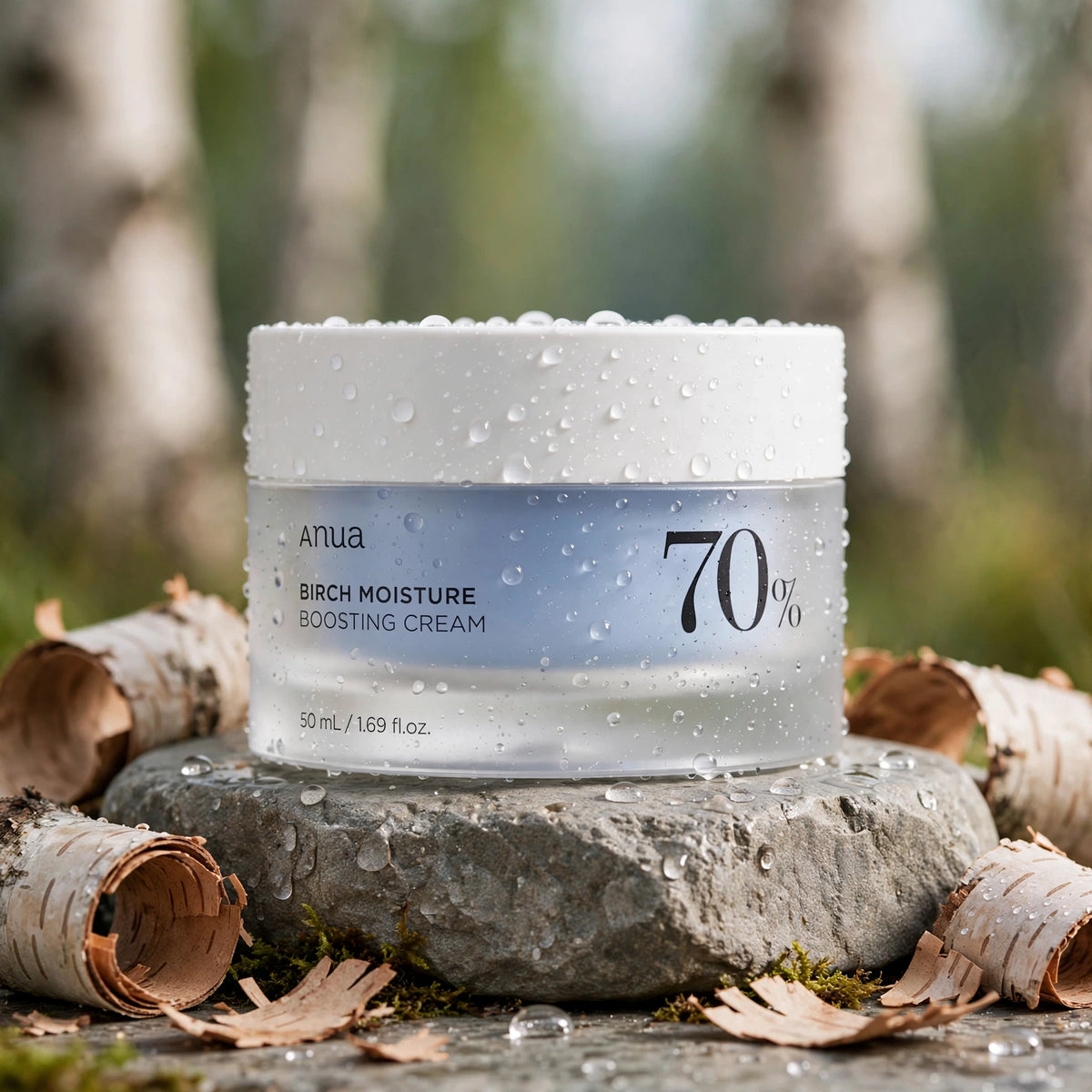 Anua Birch 70 Hyaluron Hydrating Facial Cream