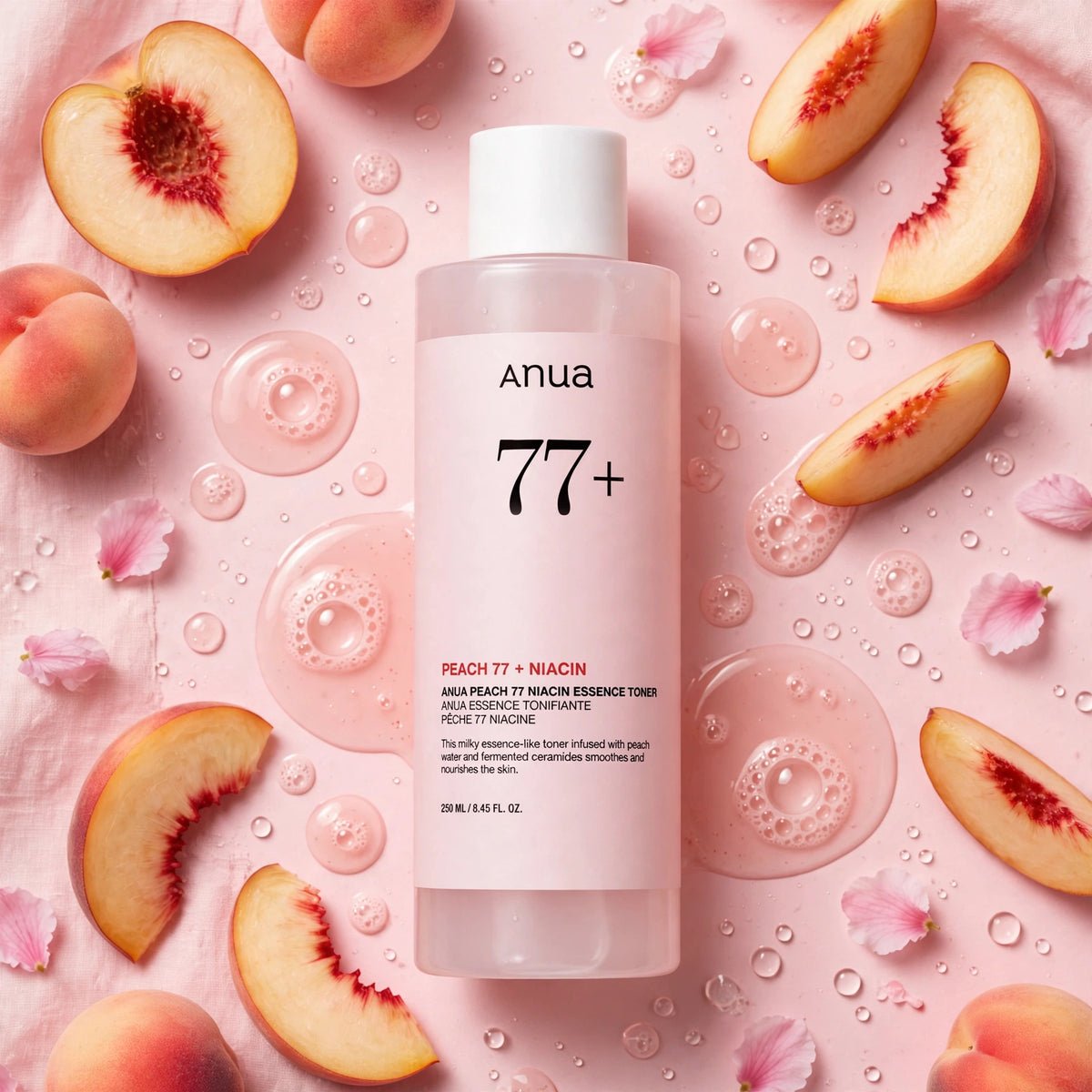 Anua Peach 77 Niacin Essence Toner Bottle 250ml