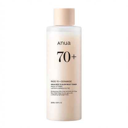 Anua Rice 70 Glow Milky Toner Rice 70% + Ceramide 250ml