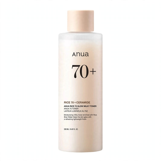 Anua Rice 70 Glow Milky Toner Rice 70% + Ceramide 250ml
