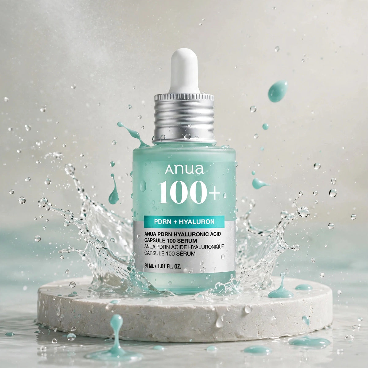 ANUA 100  ANUA PDRN HYALURONIC ACID CAPSULE 100 SERUM 30 ML