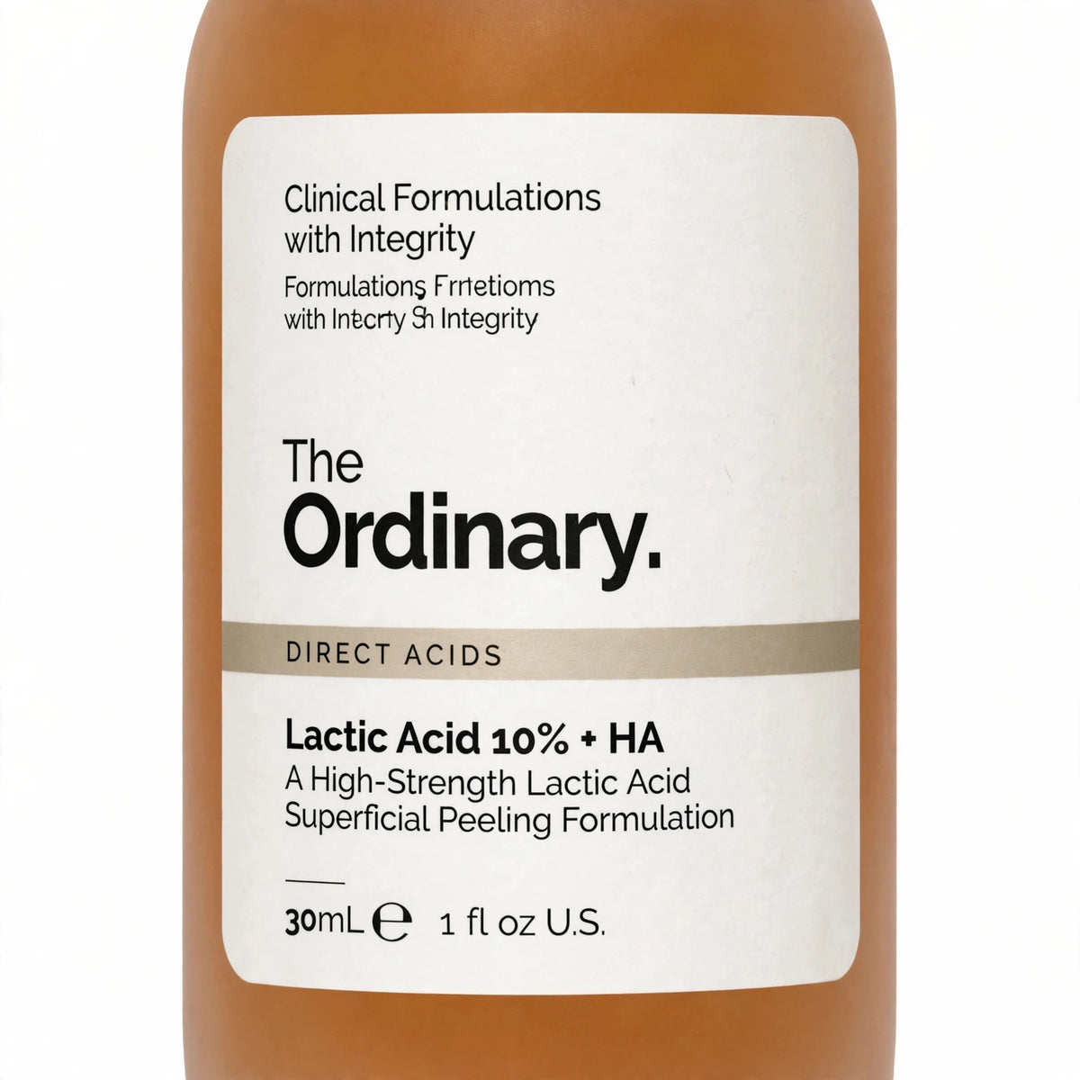 The Ordinary Lactic Acid 10% + Hyaluronic Acid Exfoliating Serum 30ml