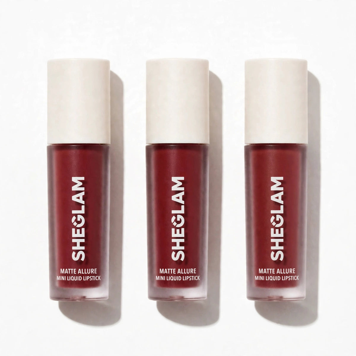 SHEGLAM MATTE ALLURE MINI LIQUID LIPSTICK SET DE MINI ROUGE A LEVRES LIQUIDE METTE ALLURE 2.3 ML  3 PCS