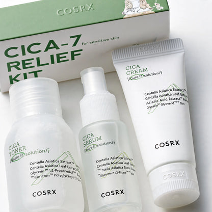 COSRX Cica-7 Calming Skincare Kit 3 Pieces