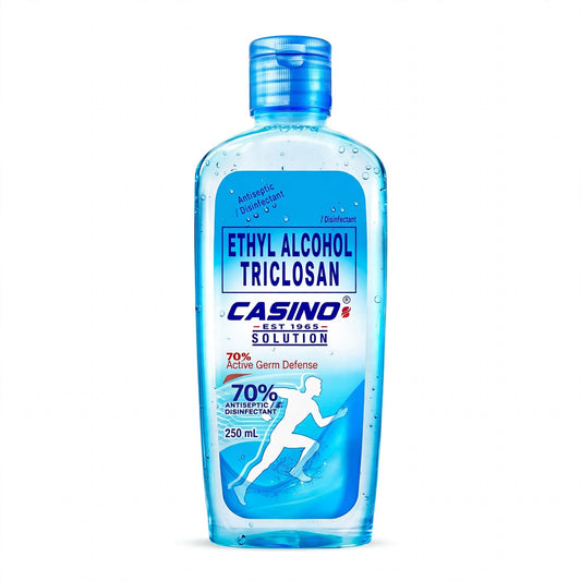 Casino Active Ethyl Alcohol 70% Antiseptic Disinfectant 250ml