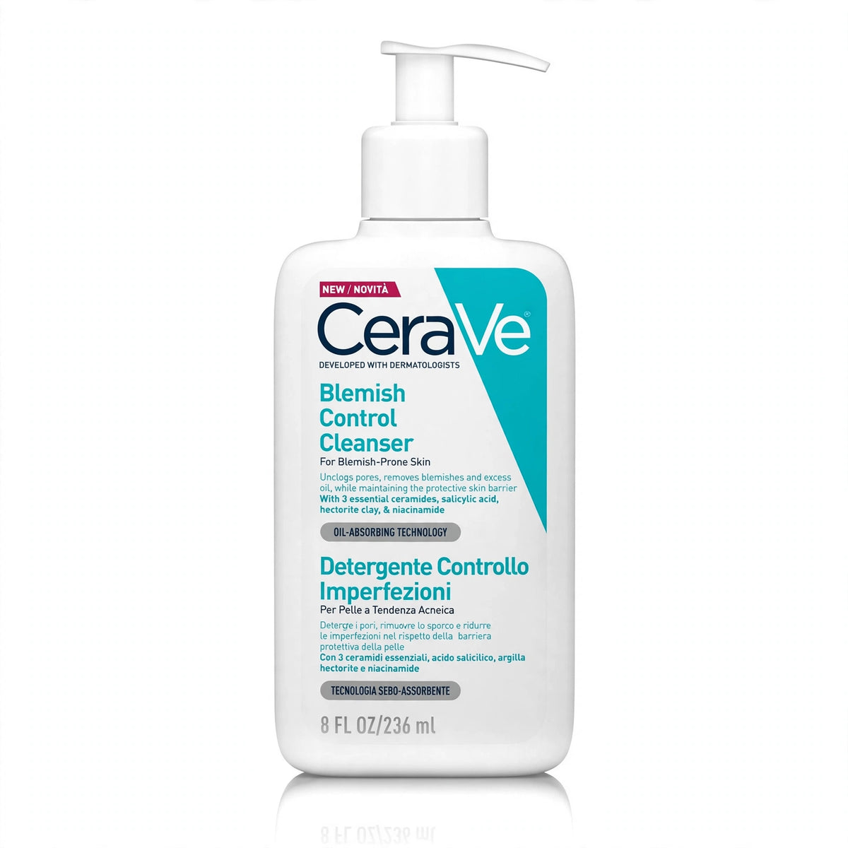 CeraVe Blemish Control Cleanser for Blemish-Prone Skin 236ml