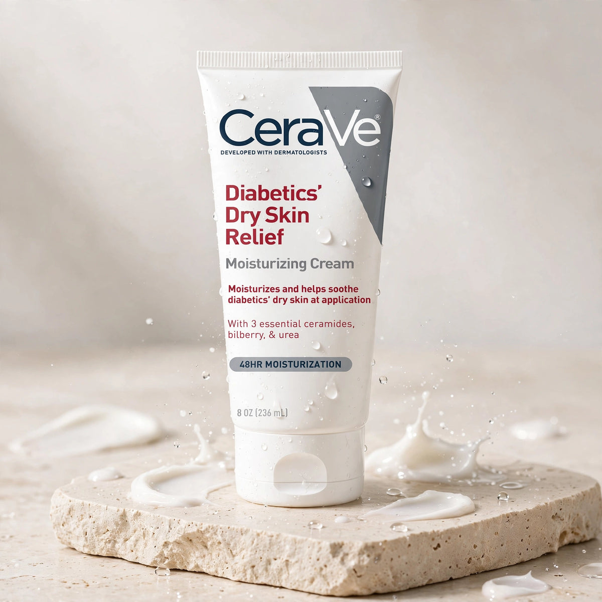 CeraVe Diabetics' Dry Skin Moisturising Cream 236ml