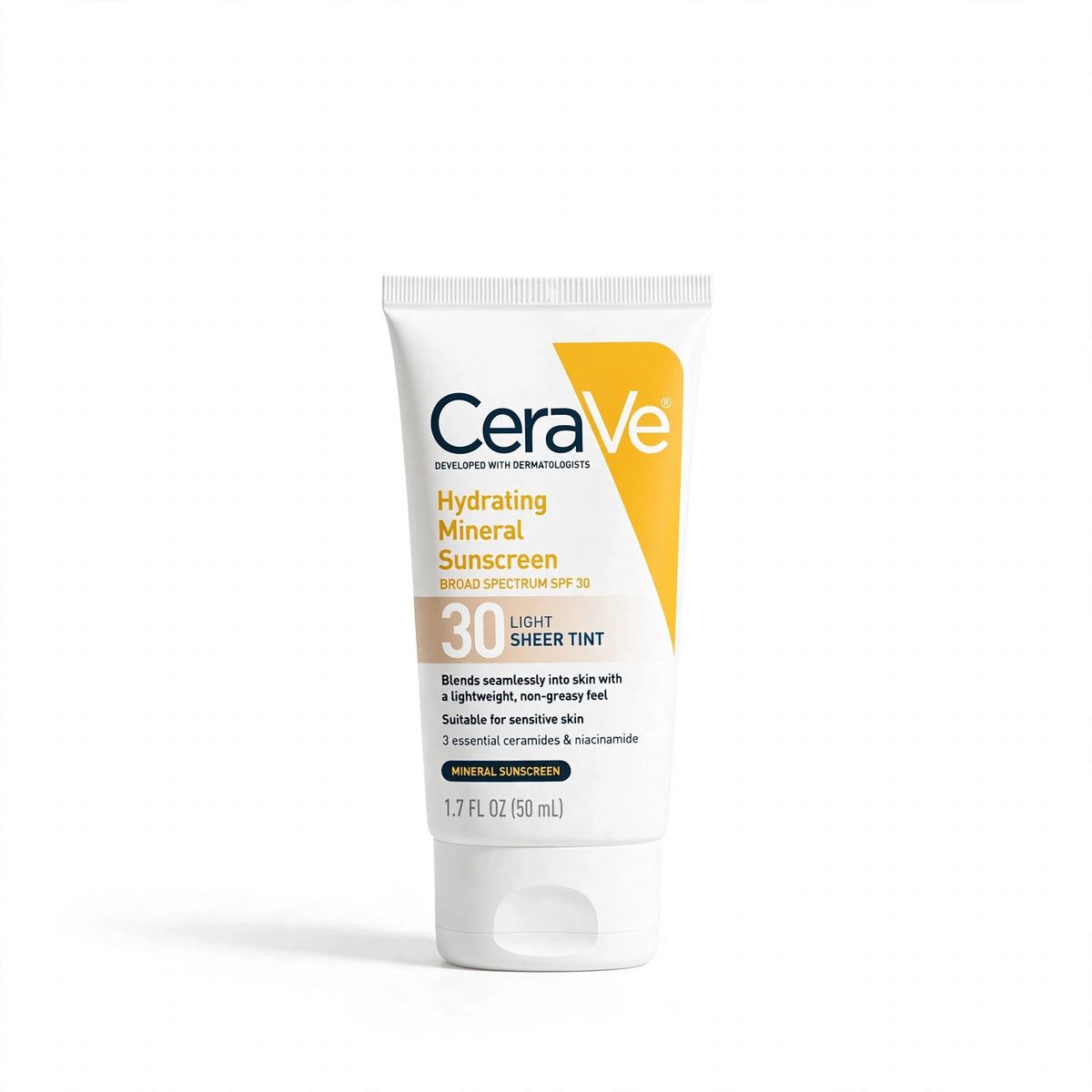 CeraVe Hydrating Mineral Sunscreen Broad Spectrum SPF 30 50ml