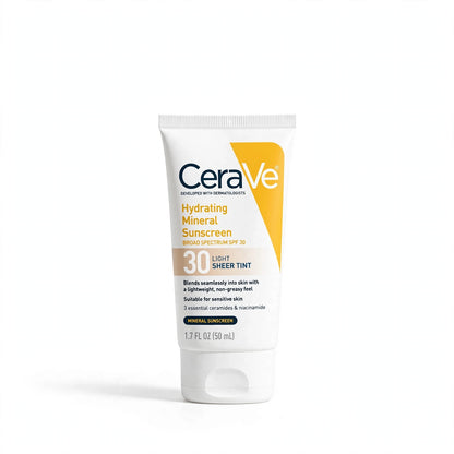 CeraVe Hydrating Mineral Sunscreen Broad Spectrum SPF 30 50ml