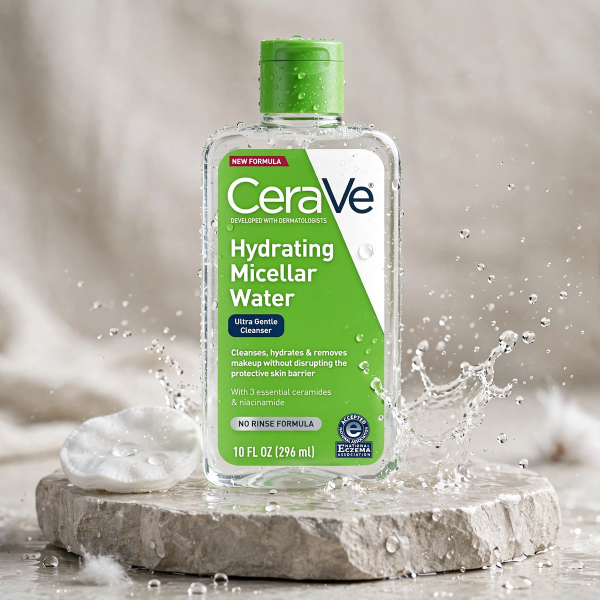 CeraVe Ultra-Gentle Micellar Water Facial Cleanser 296ml