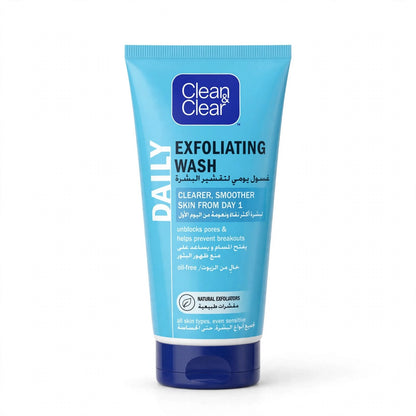 Clean & Clear Daily Exfoliating Wash with Natural Exfoliators 150ml