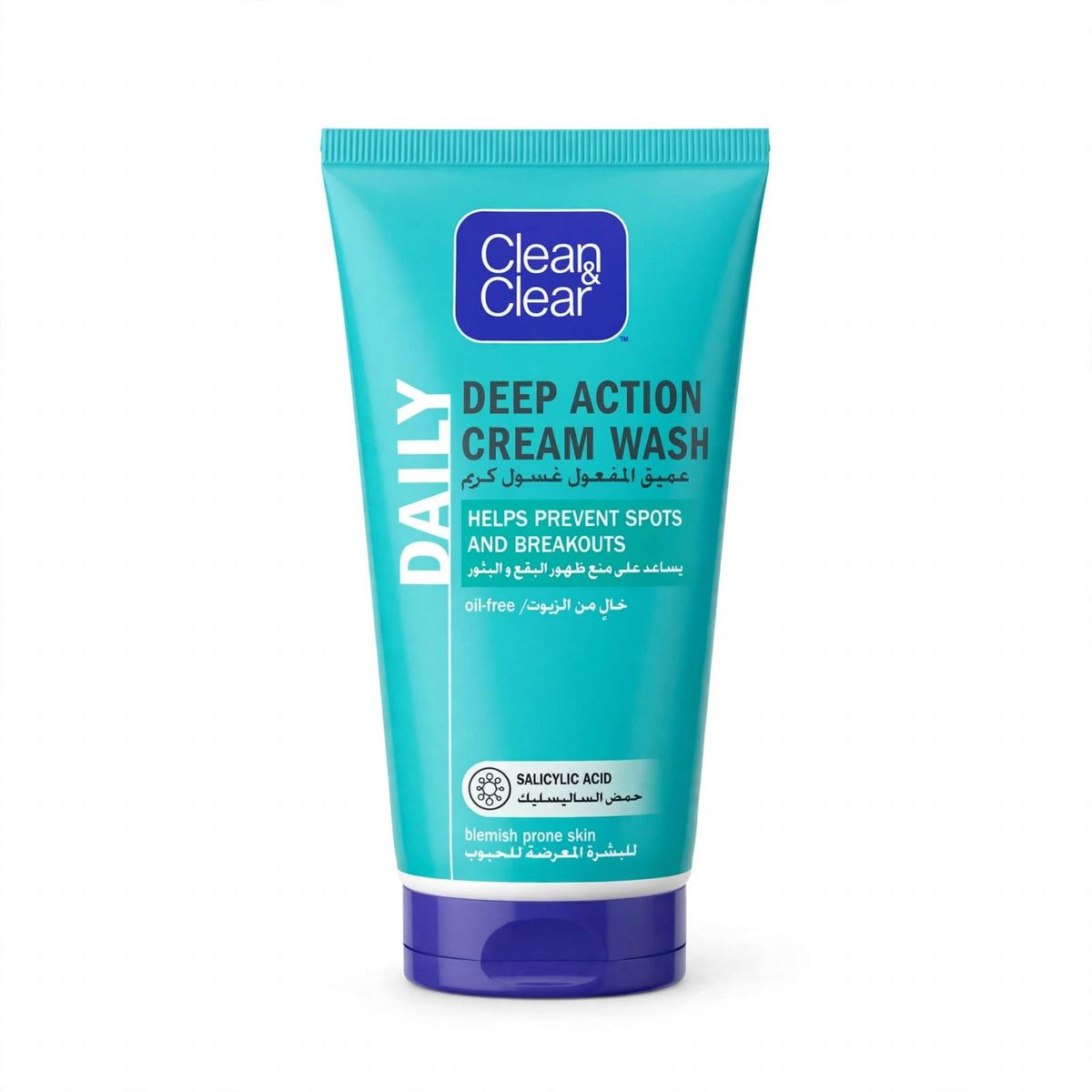 Clean & Clear Deep Action Cream Wash Salicylic Acid 150ml