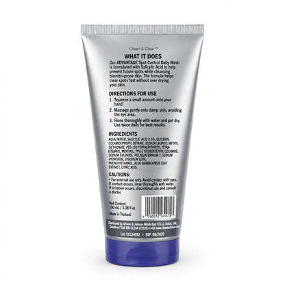 Clean & Clear Salicylic Acid Daily Spot Control Wash 150ml
