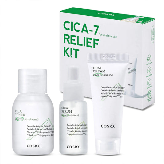 COSRX CICA-7 RELIEF KIT 3 PCS