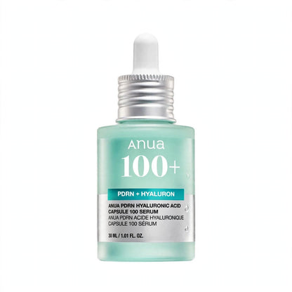 ANUA 100  ANUA PDRN HYALURONIC ACID CAPSULE 100 SERUM 30 ML