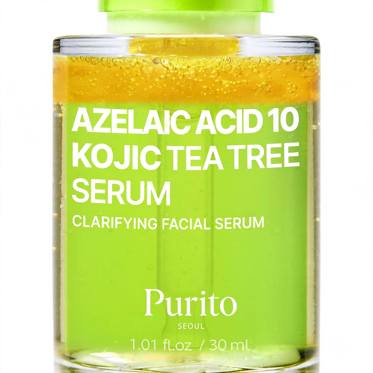 PURITO AZELAIC ACID 10 KOJIC TEA TREE SERUM CLARIFYING FACIAL SERUM 30 ML