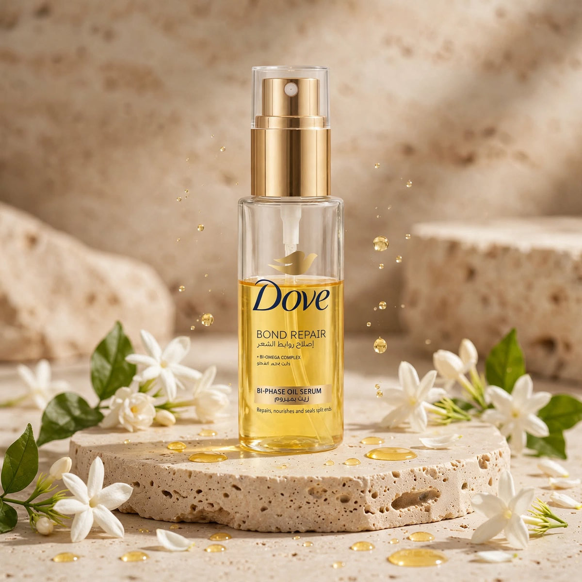 Dove Bond Repair Bi-Phase Nourishing Oil Serum 80ml