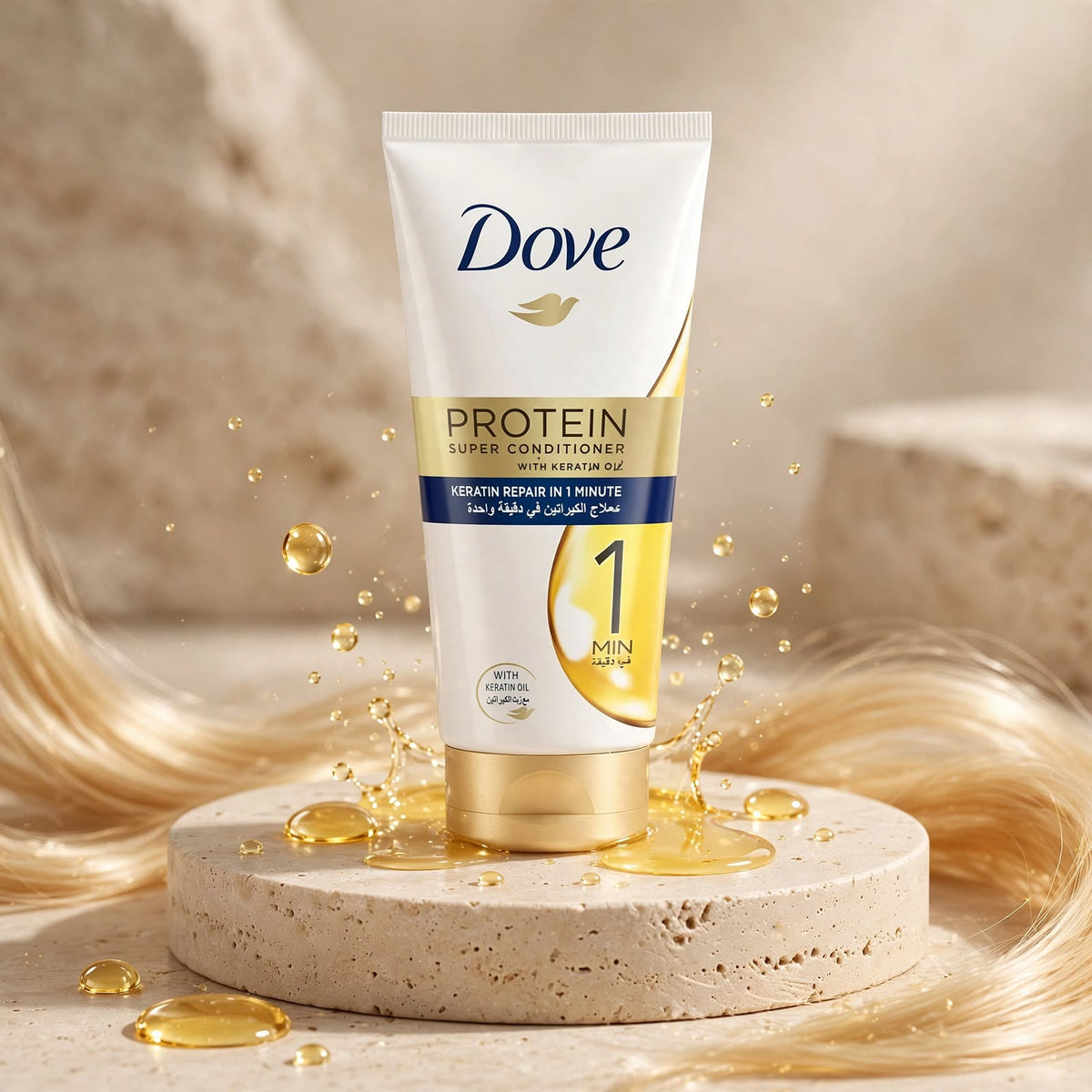 Dove Protein Keratin Repair 1 Minute Conditioner 180ml