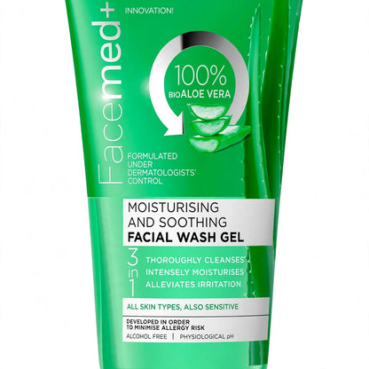 Eveline Cosmetics 3-in-1 Moisturising Face Gel for All Skin Types 150ml