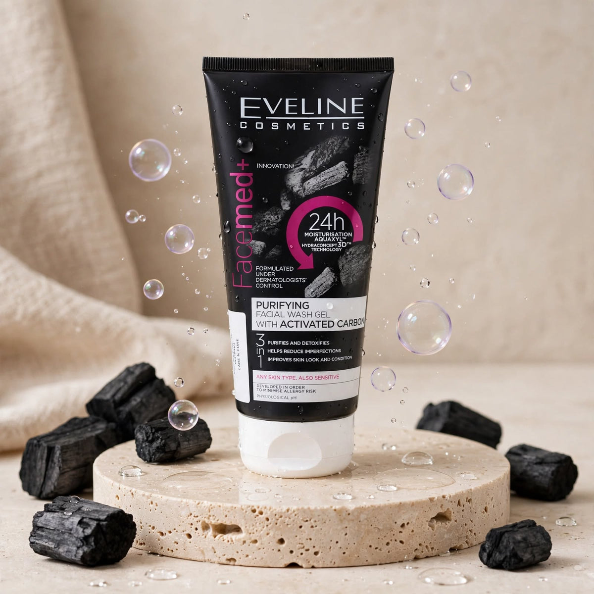 Eveline Cosmetics Purifying Facial Cleansing Gel 150ml