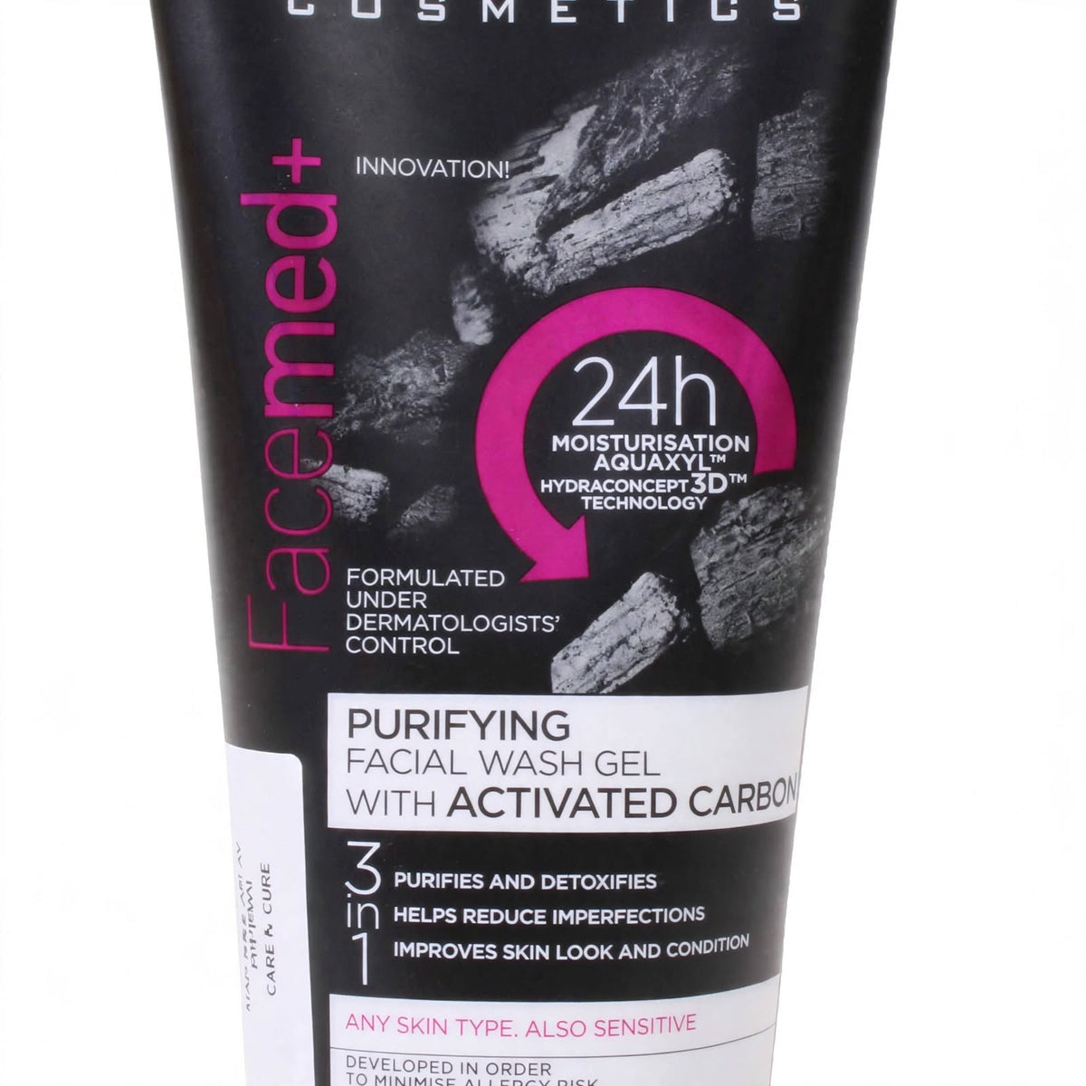 Eveline Cosmetics Activated Carbon Purifying Face Wash 150ml