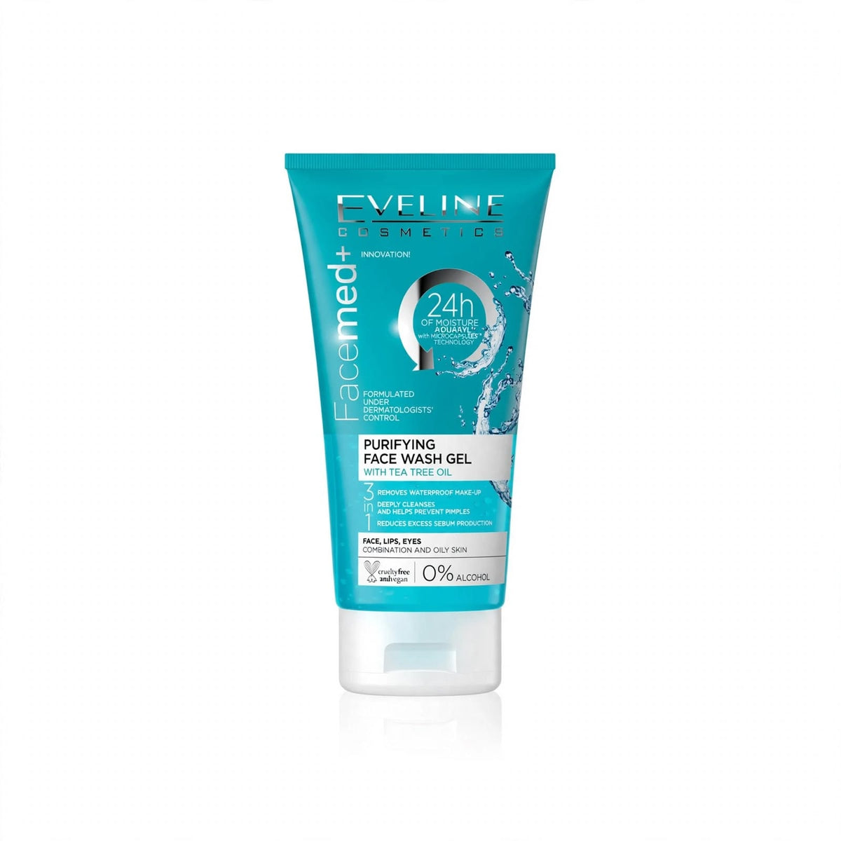 Eveline Cosmetics Purifying Face Wash Gel with Tea Tree Oil 150ml