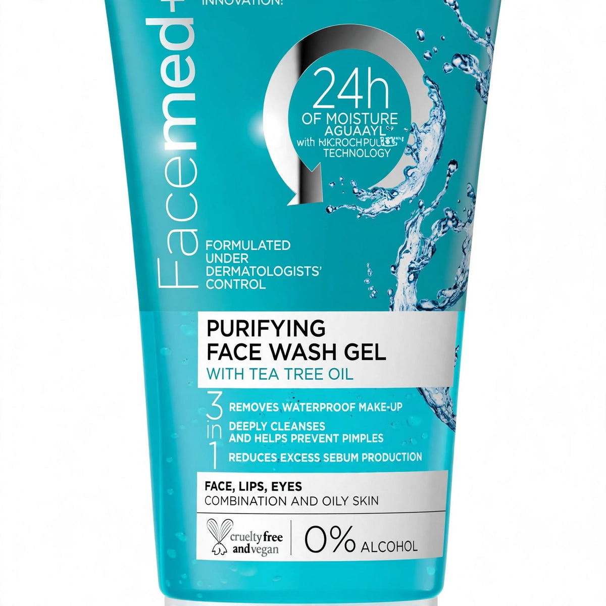 Eveline Cosmetics Tea Tree Oil Purifying Facial Cleansing Gel 150ml