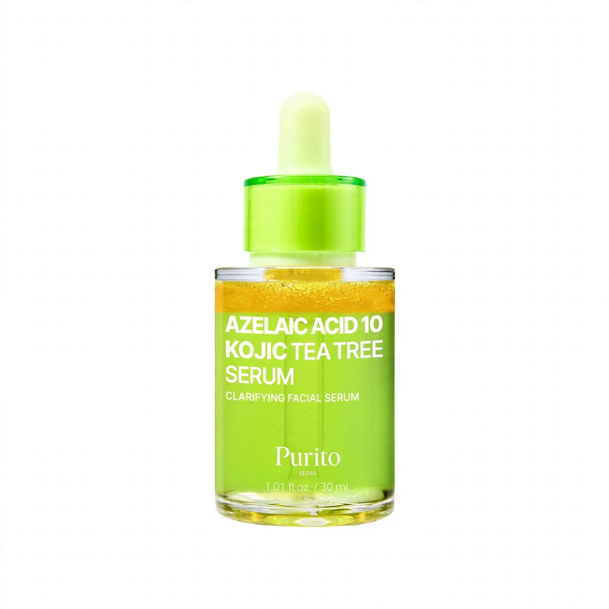 PURITO AZELAIC ACID 10 KOJIC TEA TREE SERUM CLARIFYING FACIAL SERUM 30 ML