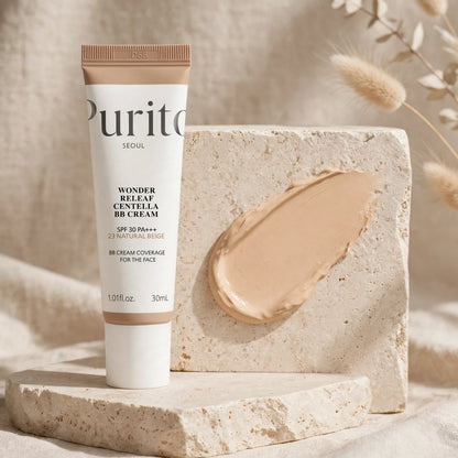 PURITO WONDER RELEAF CENTELLA SPF 30 PA +++ 23 NATURAL BEIGE BB CREAM COVERAGE FOR THE FACE 30 ML