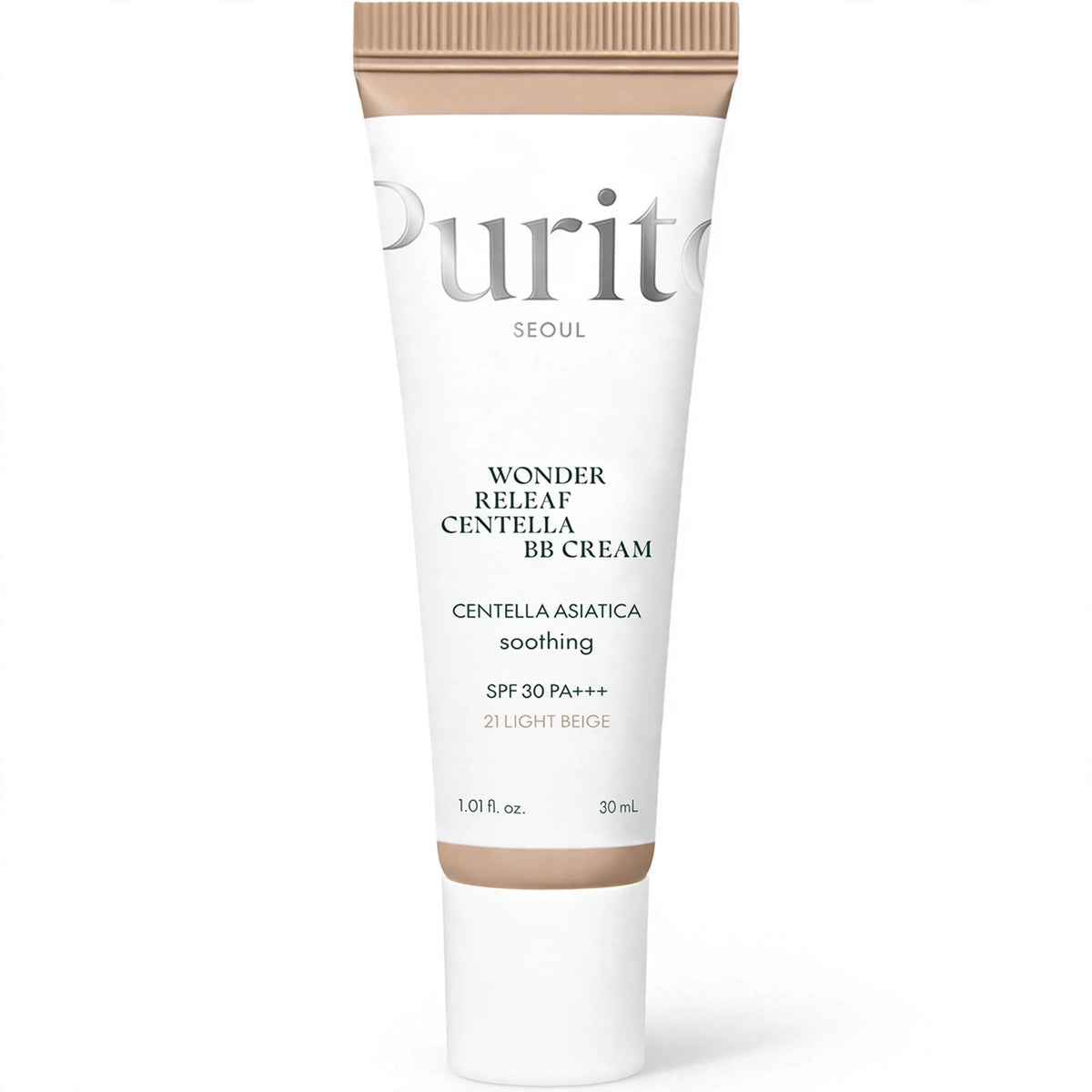PURITO WONDER RELEAF CENTELLA SPF 30 PA +++ 21 LIGHT BEIGE CENTELA ASIATICA SOOTHING  30 ML