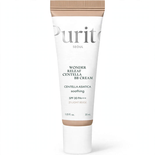 PURITO WONDER RELEAF CENTELLA SPF 30 PA +++ 21 LIGHT BEIGE CENTELA ASIATICA SOOTHING  30 ML