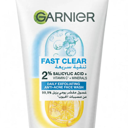 Garnier Fast Clear Salicylic Acid 2% Face Wash 150ml