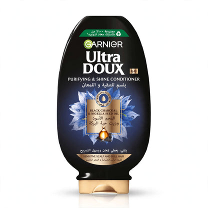 Garnier Ultra Doux Black Charcoal & Nigella Oil Conditioner 360ml