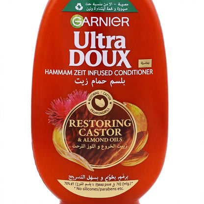 Garnier Ultra Doux Castor & Almond Oils Hair Conditioner 360ml