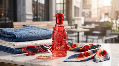 Versace Red Jeans For Women Eau De Toilette 75 Ml
