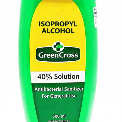 Green Cross 40% Isopropyl Alcohol Sanitizing Solution 500ml