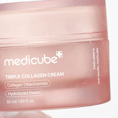 MEDICUBE TRIPLLE COLLAGEN CREAM COLLAGEN NIACINAMIDE HYDROLYZED ELASTIN 50 ML