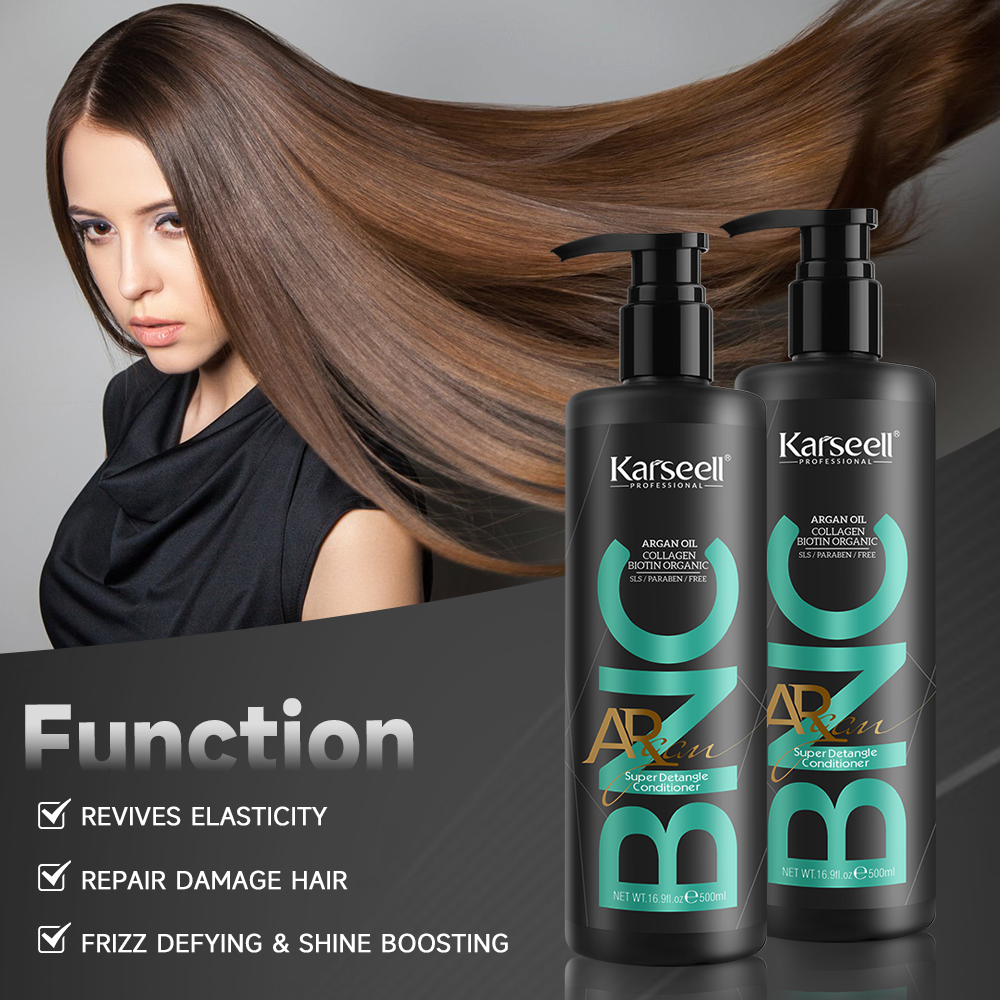 Karseell Argan Oil Collagen Biotin Organic Super Detangle Conditioner 500Ml