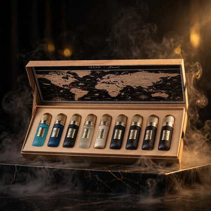 IBRAQ Tobacco Fragrance Set with 9 Mini Perfumes 20ml