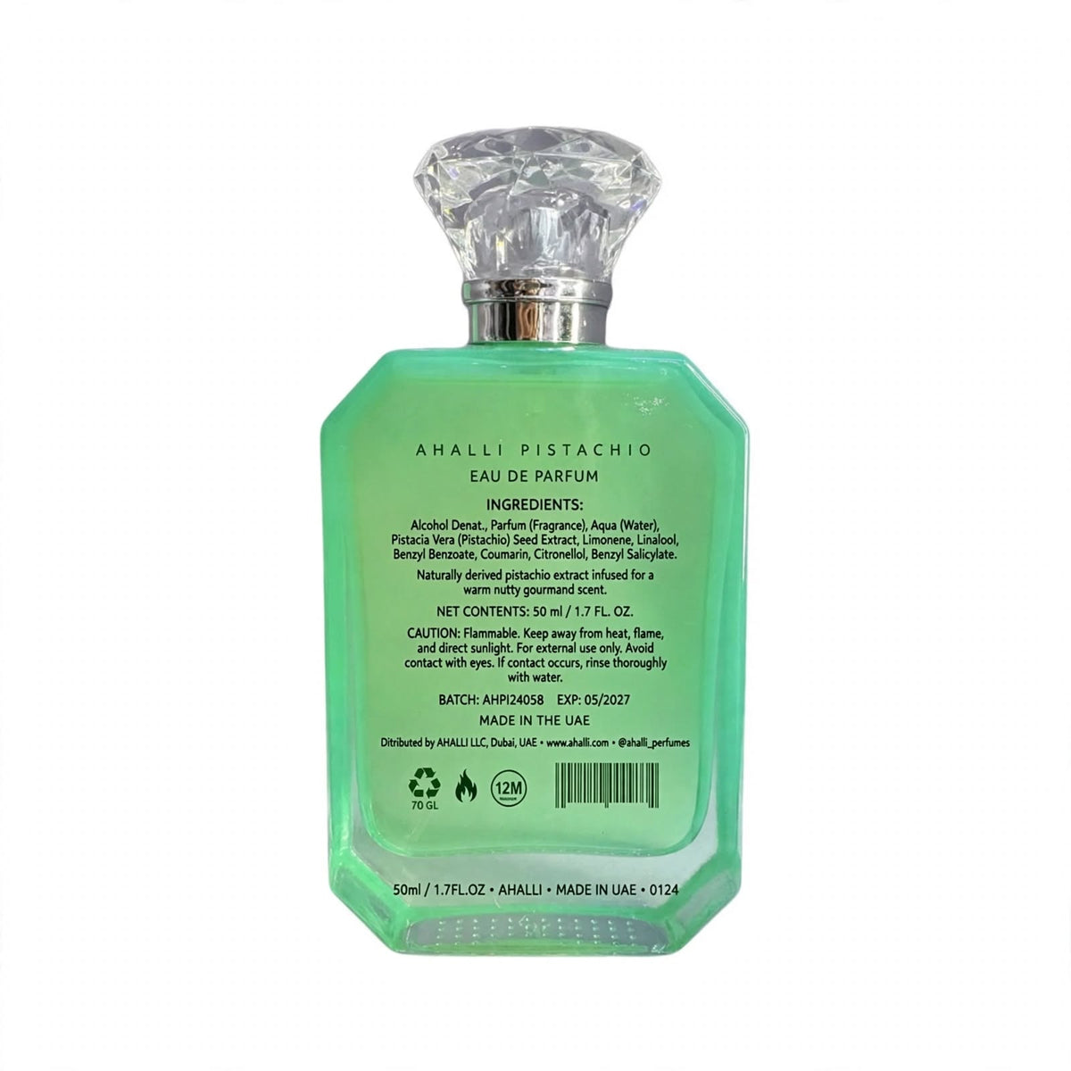 Inspiration Ahalli Pistachio Eau de Parfum Vaporisateur 100ml